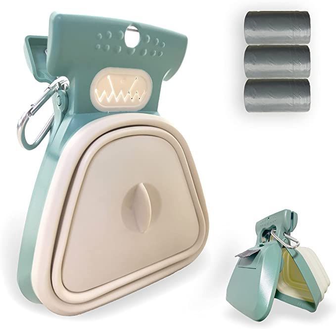 Scoop & Bag Pro - Hands-Free Dog Waste Picker with Bags