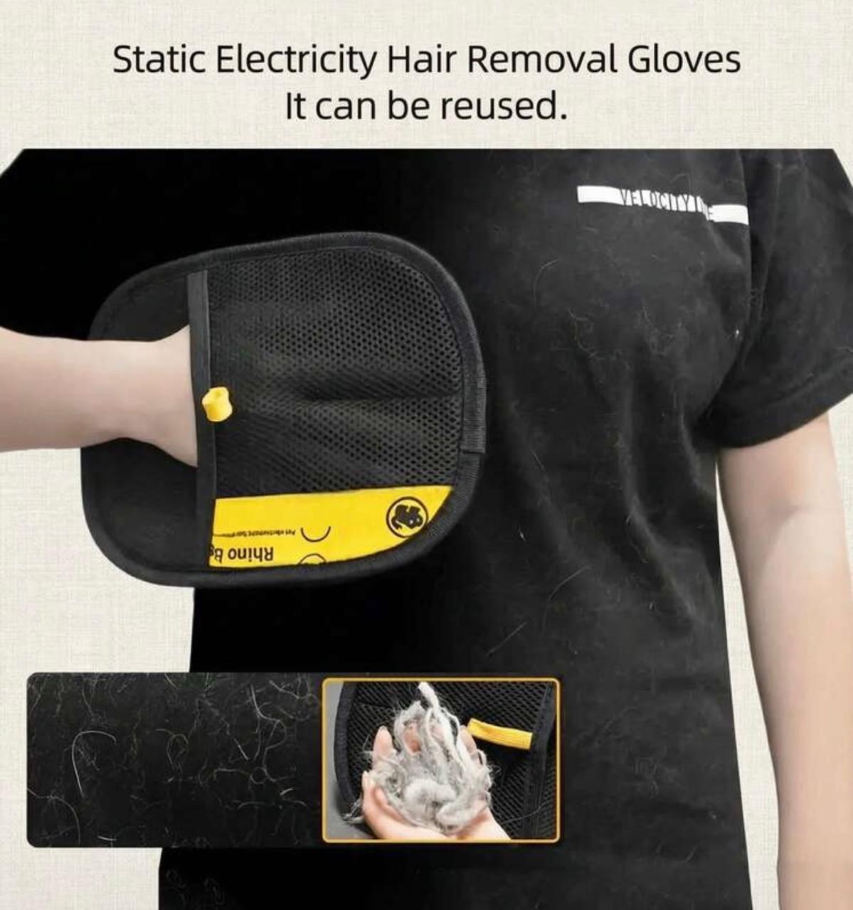 FurMagic Pet Hair Removal Glove - Hair Remover for Furniture, Clothes & Upholstery