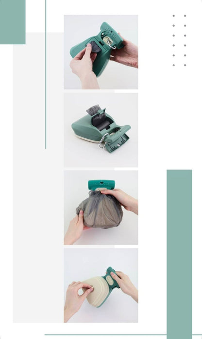Scoop & Bag Pro - Hands-Free Dog Waste Picker with Bags